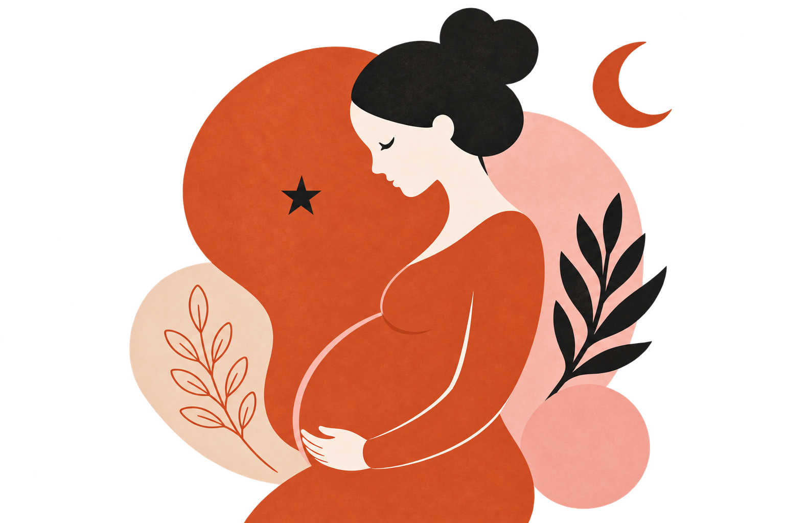Illustration YAGA d’une femme enceinte